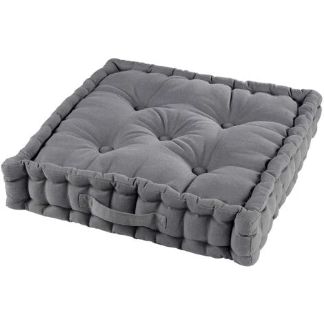 1001KDO POUR LA MAISON Coussin De Sol Matelassé Anthracite 45cm 1 1001KDO POUR LA MAISON Coussin De Sol Matelassé Anthracite 45cm