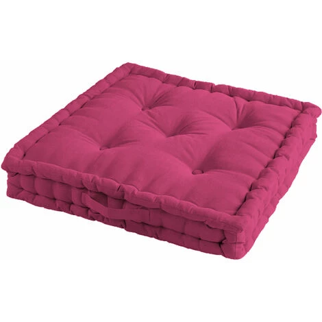 1001KDO POUR LA MAISON Coussin De Sol Matelassé Framboise 45cm 1 1001KDO POUR LA MAISON Coussin De Sol Matelassé Framboise 45cm