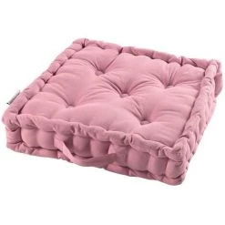 1001KDO POUR LA MAISON Coussin De Sol Matelassé Rose 45cm