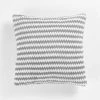 1001KDO POUR LA MAISON Coussin Flanelle Jacquard Denvers Gris