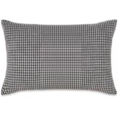 INLIFE Jeu De Coussin 2 Pcs Velours 40 X 60 Cm Gris