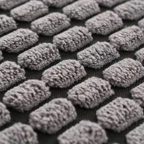 INLIFE Jeu De Coussin 2 Pcs Velours 40 X 60 Cm Gris 4 INLIFE Jeu De Coussin 2 Pcs Velours 40 X 60 Cm Gris – Image 4