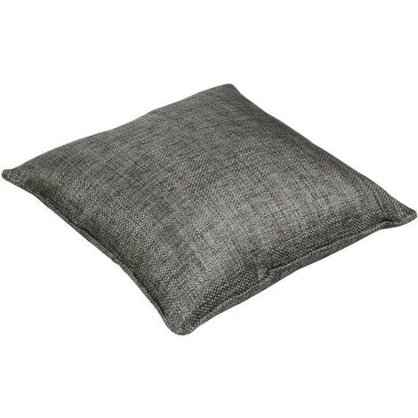 OZAIA Lot De 2 Coussins EICHI - 50 X 50 Cm - Anthracite - Gris Anthracite 4 OZAIA Lot De 2 Coussins EICHI - 50 X 50 Cm - Anthracite - Gris Anthracite – Image 4