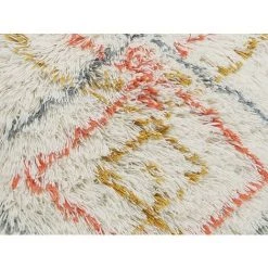 OZAIA Coussin Style Berbère à Poils Long En Coton Et Laine AWASA- 50 X 50 Cm - Multicolore - Multicolore -France Coussin et housse de coussin Soldes Boutique 55884394 3