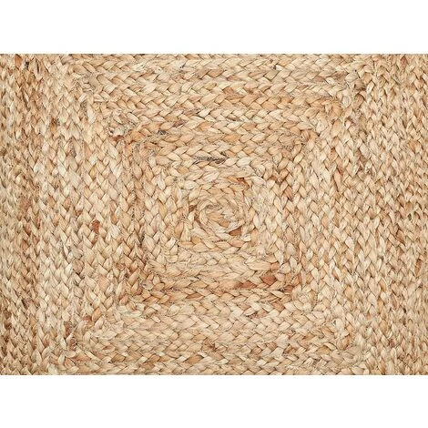 OZAIA Coussin De Sol En Jute Tissé à La Main ZAMBAI - L62 X P62 X H29 Cm - Naturel - Naturel Clair 5 OZAIA Coussin De Sol En Jute Tissé à La Main ZAMBAI - L62 X P62 X H29 Cm - Naturel - Naturel Clair – Image 5