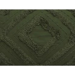 OZAIA Lot De 2 Coussins 100 % Coton Tufté FIDJA - 30 X 50 Cm - Kaki - Vert Olive -France Coussin et housse de coussin Soldes Boutique 55885157 4