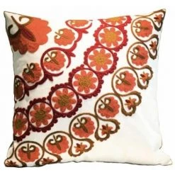 Accessoires D'ameublement Coussins Brodés Planter Des Fleurs Coussins Décoratifs FUIENKO