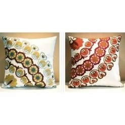Accessoires D'ameublement Coussins Brodés Planter Des Fleurs Coussins Décoratifs FUIENKO 5 Accessoires D'ameublement Coussins Brodés Planter Des Fleurs Coussins Décoratifs FUIENKO -France Coussin et housse de coussin Soldes Boutique 56063233 3