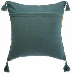 Coussin Déhoussable Imprimé Et Brodé 40 X 40 Cm Collection Jungle Pop Feuillage FUIENKO -France Coussin et housse de coussin Soldes Boutique 56063747 4