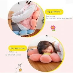 BENOBBY KIDS Joli Coussin De Fleurs, Coussin En Forme De Fleur, Oreiller En Forme De Marguerite, Oreiller En Peluche Fleur, Coussin De Sol Pour Chaise, Coussin De Dossier Pour Chambre, Maison, Canapé, Lecture (vert, 21,6 Pouces) -France Coussin et housse de coussin Soldes Boutique 56069162 5