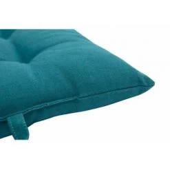 Galette De Chaise 100% Coton 38 X 38 X 3 Cm Avec Liens Non Amovibles Uni Bleu Canard 38 X 38 Cm FUIENKO -France Coussin et housse de coussin Soldes Boutique 56121691 3