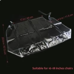 FUIENKO Coussin De Chaise En PVC Protection De L'environnement Housse De Protection Transparente Et Confortable 2 Pièces -France Coussin et housse de coussin Soldes Boutique 56121727 4