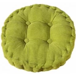 FUIENKO 1 Coussin Rond 40 X 40 Cm Pour Chaise De Salle à Manger, Canapé, Tabouret, Coussin épais, Vert