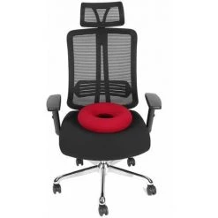 Coussin Pour Hémorroïdes Coussin De Siège Rond Gonflable Pour Hémorroïdes Avec Pompe (rouge) FUIENKO -France Coussin et housse de coussin Soldes Boutique 56121840 3