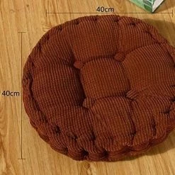 FUIENKO Coussin Rond Pour Chaise De Salle à Manger Canapé Tabouret Canapé Coussin épais, Couleur Café 40 X 40 Cm 1 Pcs -France Coussin et housse de coussin Soldes Boutique 56121841 4