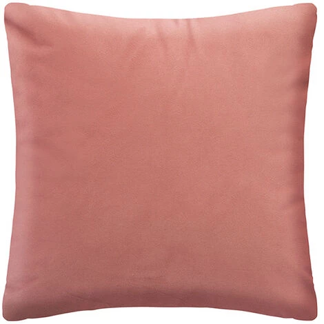 FALSE Coussin Décoratif En Velours Motif Tropical 40x40 Cm - Rose - Rose - SILUMEN 3 FALSE Coussin Décoratif En Velours Motif Tropical 40x40 Cm - Rose - Rose - SILUMEN – Image 3