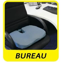 Coussin ASSISE CONFORT™ - VENTEO - Favorise Le Soutien Et Le Confort - Gris - Adulte - Picots Antidérapants - Gris -France Coussin et housse de coussin Soldes Boutique 56426207 5