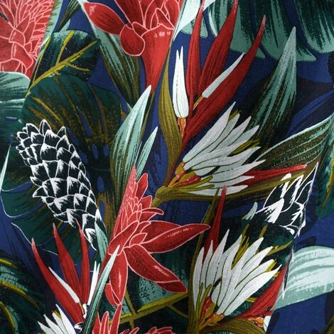 HOMEMAISON Coussin Déhoussable Imprimé Exotique Multicolore 50 X 50 Cm - Multicolore 3 HOMEMAISON Coussin Déhoussable Imprimé Exotique Multicolore 50 X 50 Cm - Multicolore – Image 3