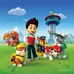 AG ART Coussin - Pat' Patrouille Devant La Tour - 40 Cm X 40 Cm - Multicolor