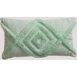 Coussin Rectangulaire En Coton (30x50 Cm) Takker Style SKLUM Coton - Céladon