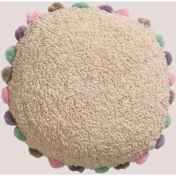 Coussin Rond En Coton (Ø44 Cm) Vayana SKLUM Coton - Multicolore Fresh