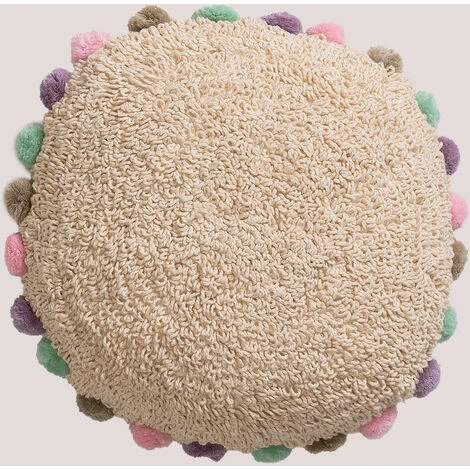 Coussin Rond En Coton (Ø44 Cm) Vayana SKLUM Coton - Multicolore Fresh 1 Coussin Rond En Coton (Ø44 Cm) Vayana SKLUM Coton - Multicolore Fresh