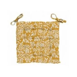 Galettes De Chaise Soleil D'Ocre VINTAGE Jaune