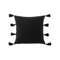 DOUCEUR D'INTRIEUR Coussins Douceur D Intérieur TASSELINA Noir
