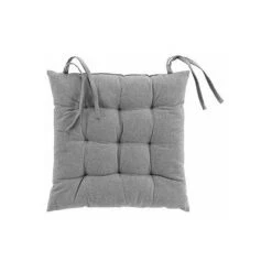 DOUCEUR D'INTRIEUR Galettes De Chaise Douceur D Intérieur MISTRAL X2 Gris