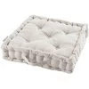 1001KDO POUR LA MAISON Coussin De Sol Matelassé Blanc 60cm