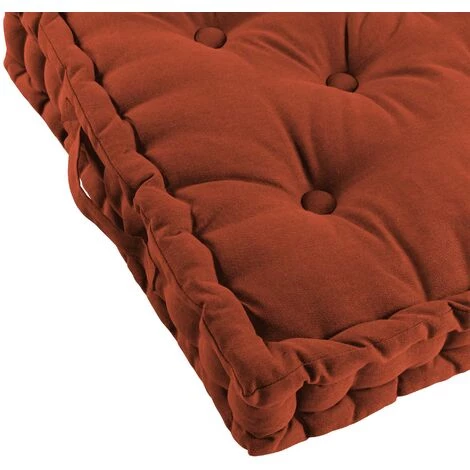1001KDO POUR LA MAISON Coussin De Sol Matelassé Terracotta 45cm 2 1001KDO POUR LA MAISON Coussin De Sol Matelassé Terracotta 45cm – Image 2