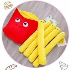 Bébé Jouets En Peluche 30 Cm Dessin Animé Réaliste Frites Jouet Oreiller Décoratif FUiENKO -France Coussin et housse de coussin Soldes Boutique 56693155 4