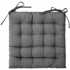 Lot De 2 Galettes De Chaise - 38 X 38 Cm. - Gris FUIENKO