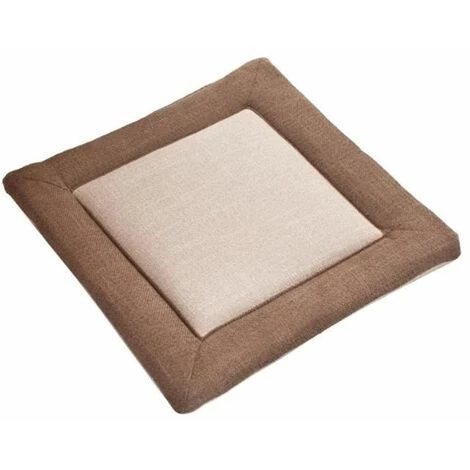 Coussin Siège Tapis Surface Maison Accessoire Table Chaise Décor Coton Lin Kaki 40cm FUiENKO 1 Coussin Siège Tapis Surface Maison Accessoire Table Chaise Décor Coton Lin Kaki 40cm FUiENKO