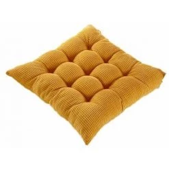 Coussin De Chaise En Peluche, Coussins De Siège D'appoint Carrés, Coussin De Chaise Matelassé 40x40CM FUiENKO