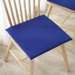 Coussin De Chaise Carré En Coton Anti-déformé, Style Coussin-Bleu FUIENKO -France Coussin et housse de coussin Soldes Boutique 56694898 3