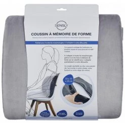 Paris Prix - Coussin Support "mémoire De Forme" 34cm Gris -France Coussin et housse de coussin Soldes Boutique 57074682 5