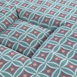 Paris Prix - Galette De Chaise Imprimée "havana" 36x36cm Menthe -France Coussin et housse de coussin Soldes Boutique 57076764 4