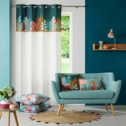 Paris Prix - Coussin Déco Imprimé "jacala" 30x50cm Blanc -France Coussin et housse de coussin Soldes Boutique 57078251 3