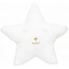 ATMOSPHERA FOR KIDS Coussin Imitation Fourrure "Étoile" 39x39cm Blanc