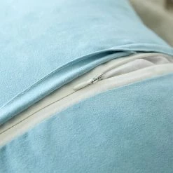 MACARON Housses De Coussin Décoratives Douces En Fourrure D'agneau Synthétique à Poils Longs - Pour Canapé (bleu Aqua, 45 X 45 Cm)LO-Ron -France Coussin et housse de coussin Soldes Boutique 57139649 3