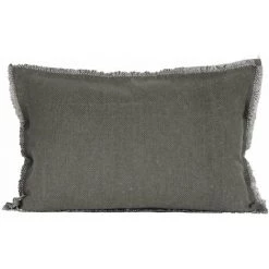 HOMEMAISON Coussin Rectangulaire Bi-faces Tarmac 40 X 60 Cm - Tarmac