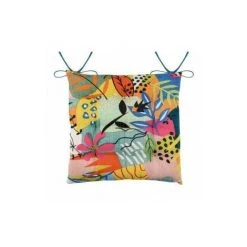 LOVELY CASA Coussin De Chaise Popart Bleu Canard