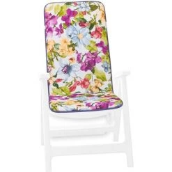 EMMEVI Coussin De Chaise Fauteuil Pliant Couverture De Chaise Doux Floral - Violet