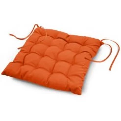 1001KDO POUR LA MAISON Coussin De Chaise Assise Matelassé 40 X 40 Cm Brique