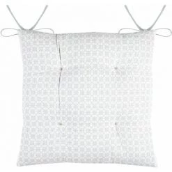 HOMEMAISON Galette De Chaise Aux Coloris Tendres Azur 40 X 40 Cm - Azur 5 HOMEMAISON Galette De Chaise Aux Coloris Tendres Azur 40 X 40 Cm - Azur -France Coussin et housse de coussin Soldes Boutique 57257530 3