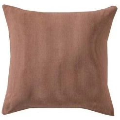 HOMEMAISON Coussin Déco En Velours Côtelé Rose 40 X 40cm - Rose