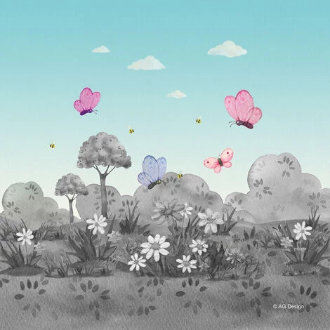 AG ART Coussin - Ourson, Renard, Lapin En Noir Et Blanc - 40 Cm X 40 Cm - Multicolor 2 AG ART Coussin - Ourson, Renard, Lapin En Noir Et Blanc - 40 Cm X 40 Cm - Multicolor – Image 2