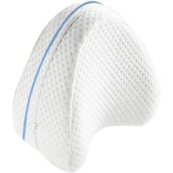 TINOR Supérieur Body Memory Coton Jambe Oreiller Maison Mousse Oreiller Dormant Orthopédique For Coussin De Tampon De Jambe Pour Dormir Sur Le Côté (Color : 1 White Pillow)