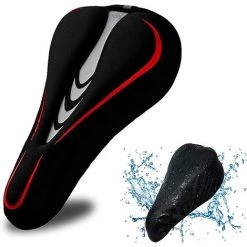 ALMI Housse De Siège De Vélo Gel, Housse De Selle De Vélo De Montagne Super Doux Avec Étui Imperméable Et Anti-poussière Pour Hommes Et Femmes